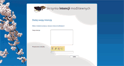 Desktop Screenshot of modlitwa.cisiec.eu